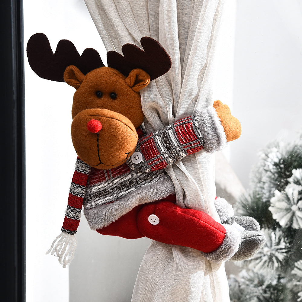 Christmas Curtain Tiebacks