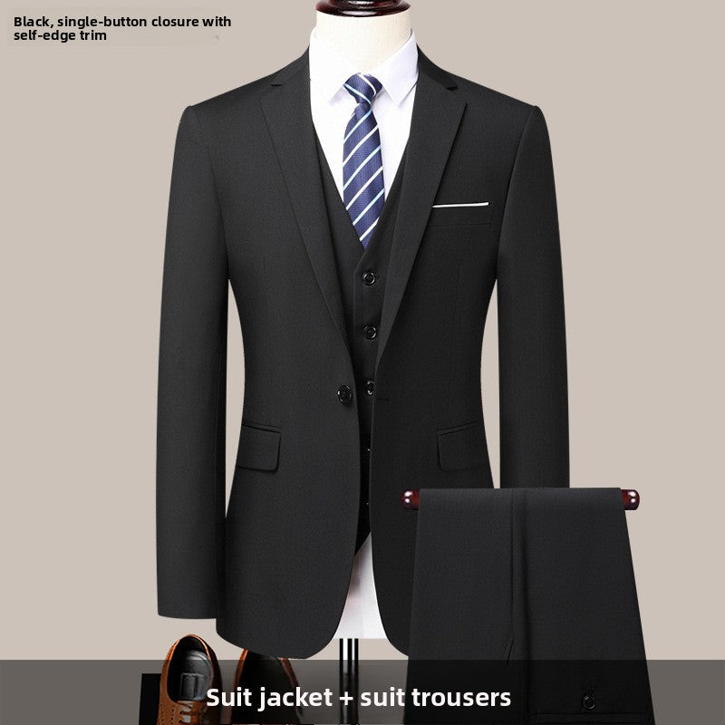 Men Slim Fit Notch Lapel Suit teemdrop