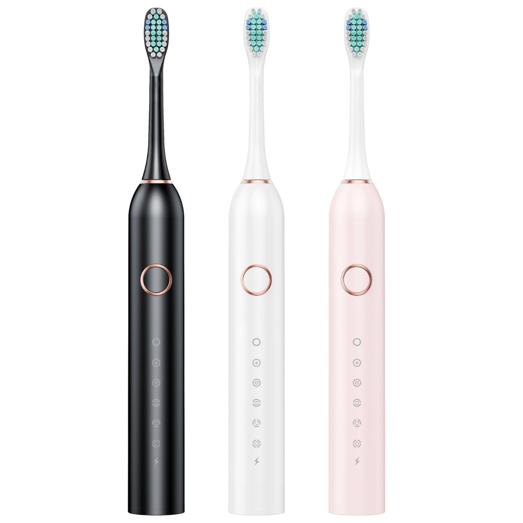 Sonic Electric Toothbrush USB Rechargeable with Soft Bristles and Multi-Speed Settings teemdrop