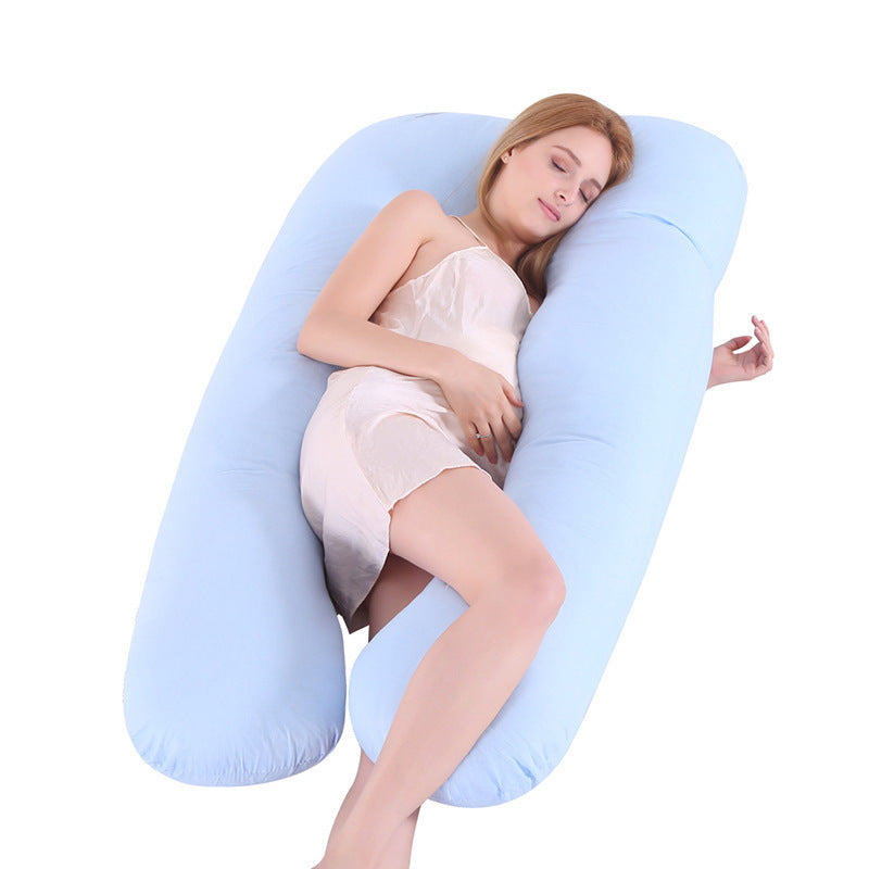 U-Shaped Maternity Body Pillow for Side Sleeping Support