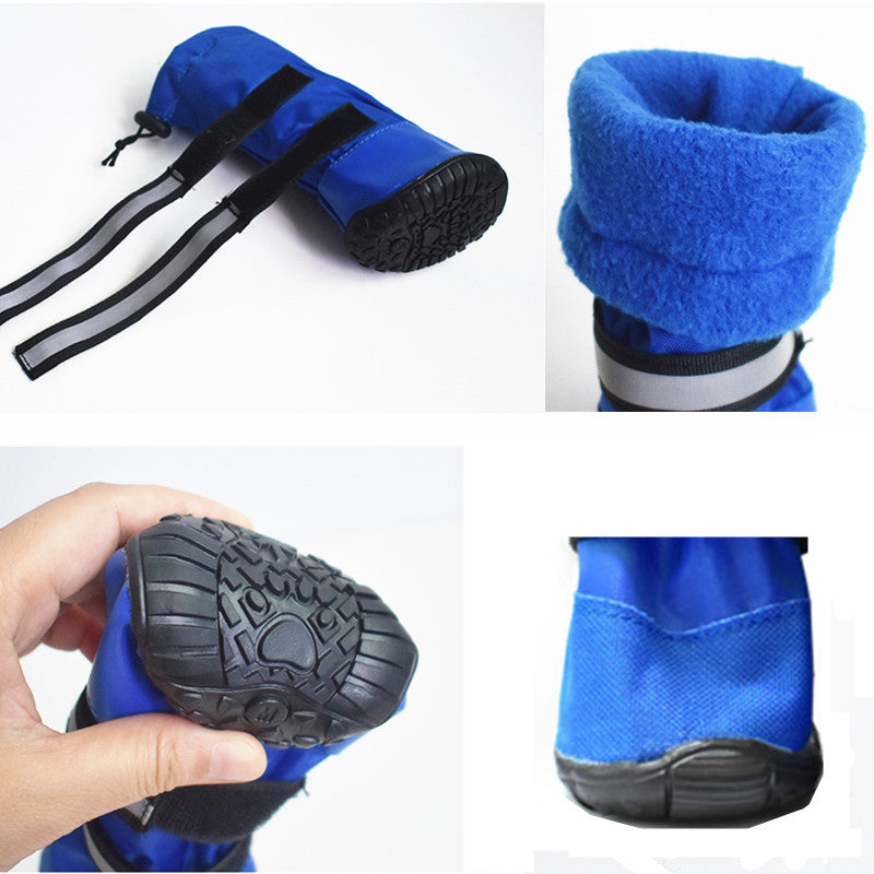 Pet Dog Boots Waterproof Warm Shoes