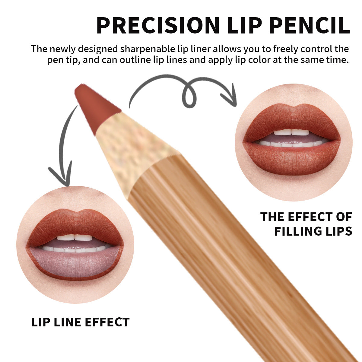 Nude matte lip liner teemdrop