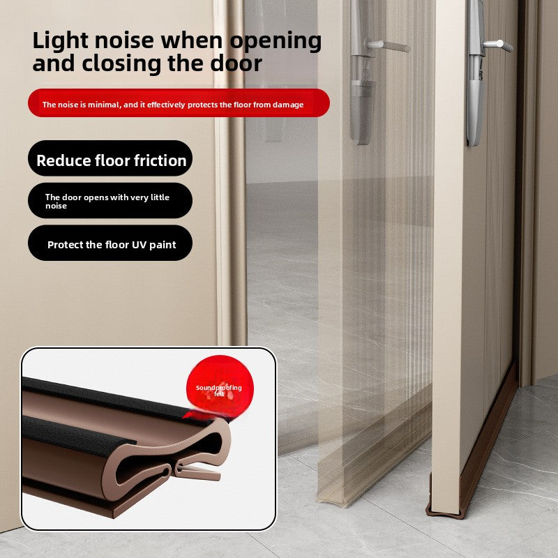 Self-Adhesive Under Door Draft Stopper Weather Stripping Seal Strip teemdrop