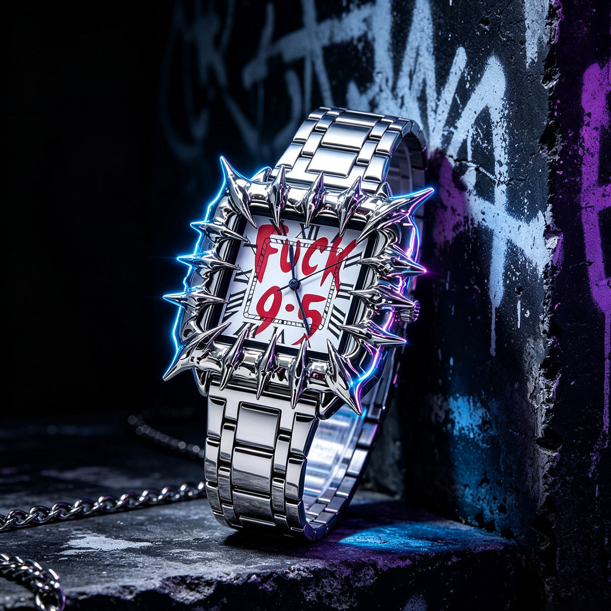Retro Thorn Design Mens Watch