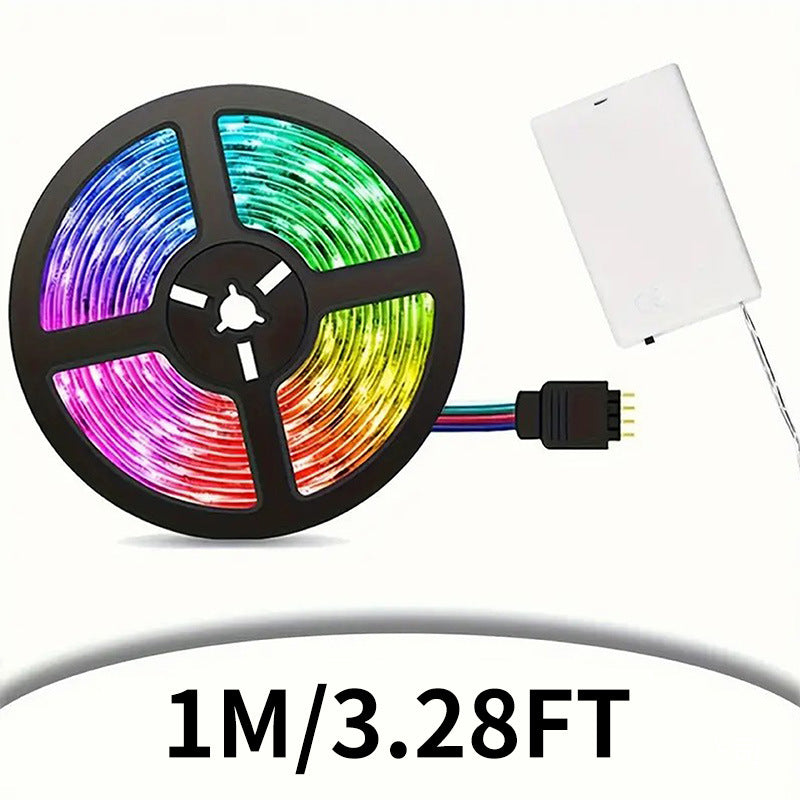 Battery Powered RGB LED Strip Light Kit