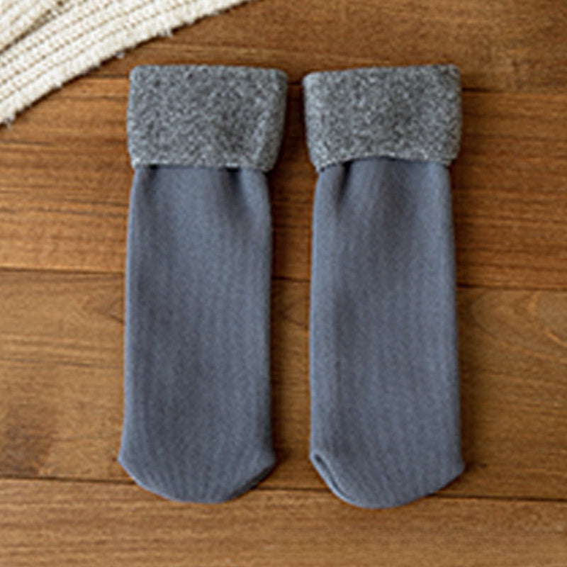 Fleece-Lined Thermal Winter Socks for Women