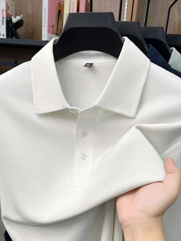Mens Long Sleeve Polo Shirt