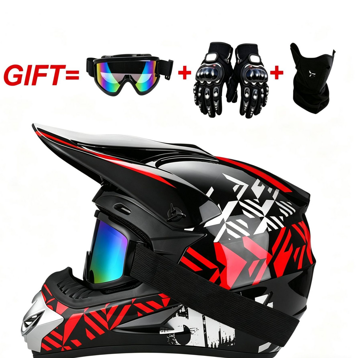 Lightweight ABS Motorcycle Off-Road Helmet Breathable Motocross Helmet teemdrop