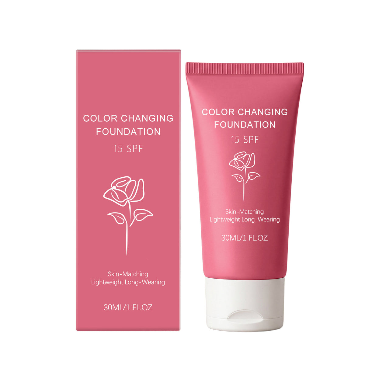 Natural Color Temperature-Adjusting Foundation Liquid