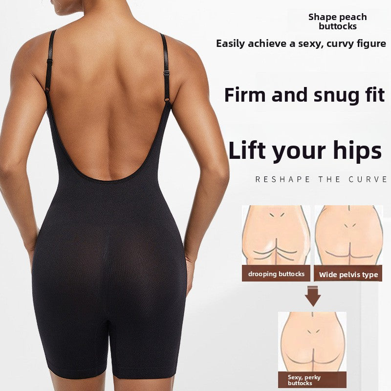 Women's Backless Seamless One-Piece Shapewear Tummy Control Body Shaper teemdrop