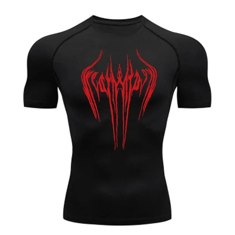 Mens Milk Silk Compression Fitness T-Shirt