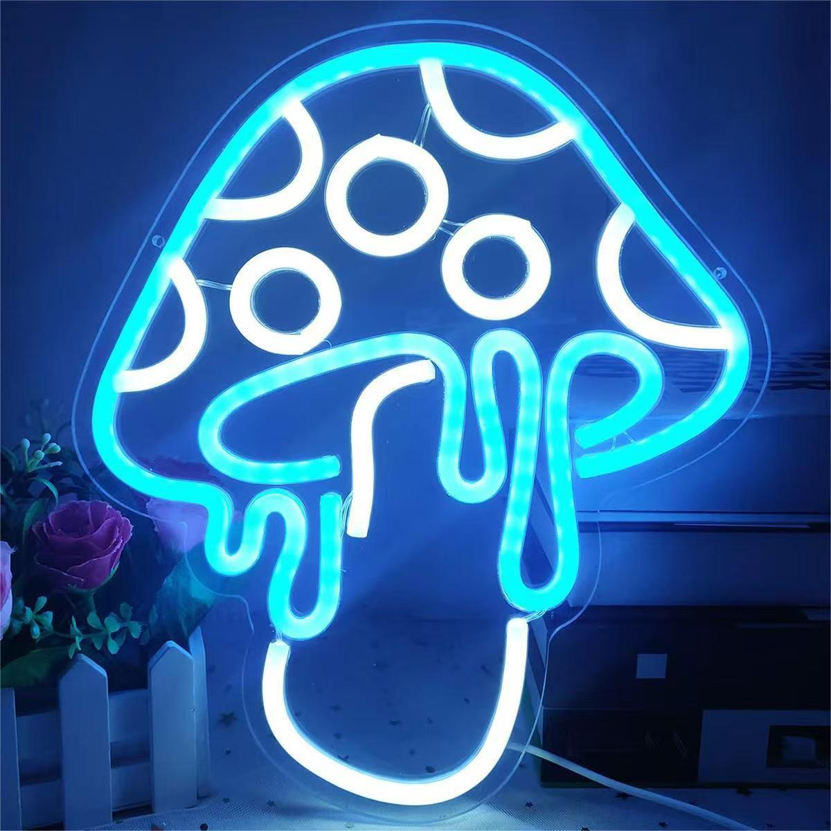 Custom LED Neon Sign Acrylic Decorative Light for Room Wedding Party teemdrop