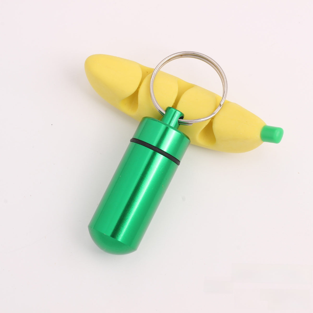 Mini Portable Aluminum Alloy Pill Bottle