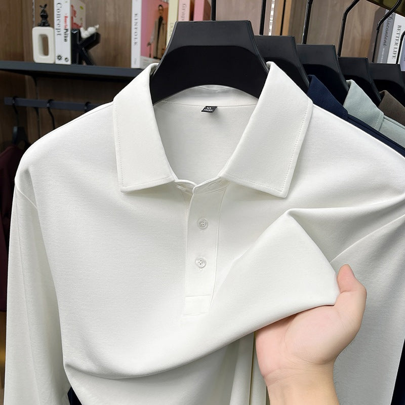 Mens Long Sleeve Polo Shirt