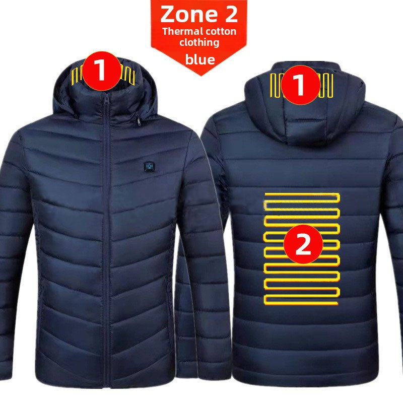 Mens Electric Heating Cotton Jacket