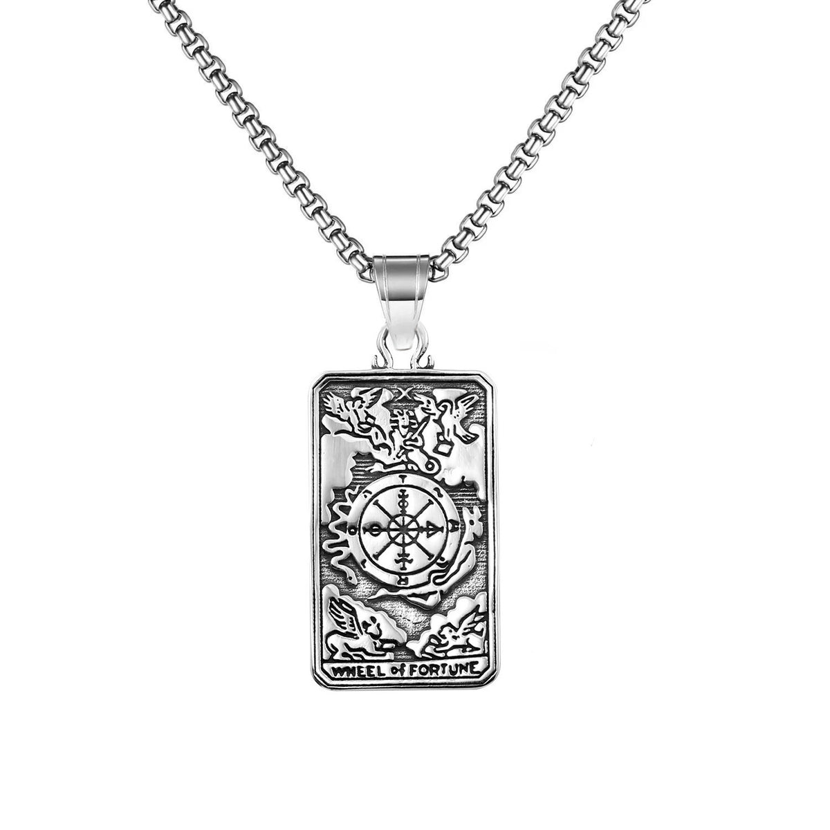Tarot card necklace