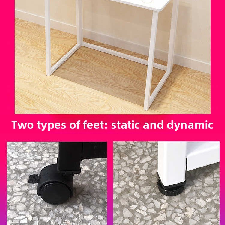 Foldable Metal Laptop Desk Home Office Adjustable Portable Writing Table