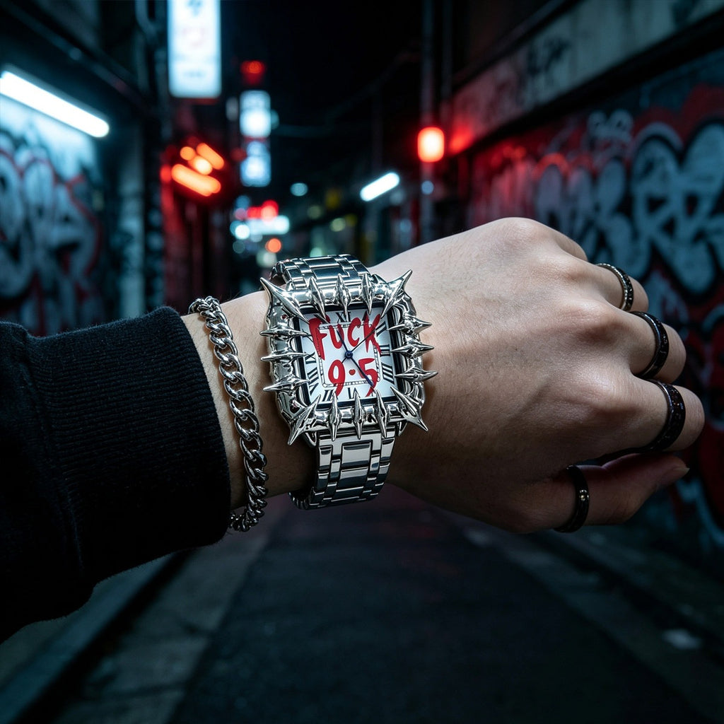 Retro Thorn Design Mens Watch