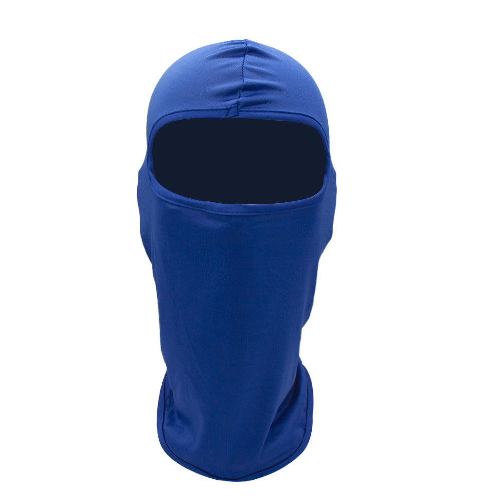 Riding helmet for sun protection