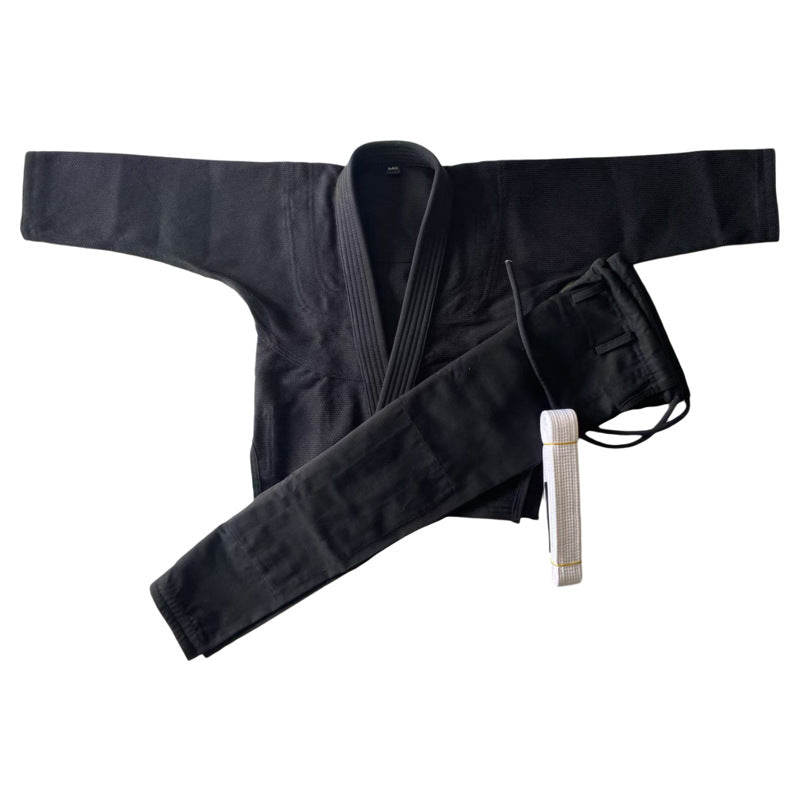 Brazilian Jiu-Jitsu Gi 100% Cotton BJJ Uniform Set with Belt for Competition and Training teemdrop