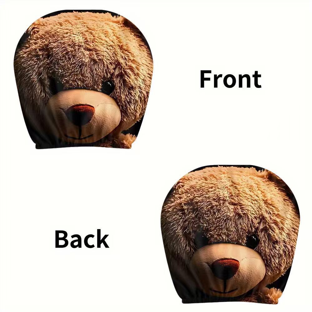 Car headrest cover