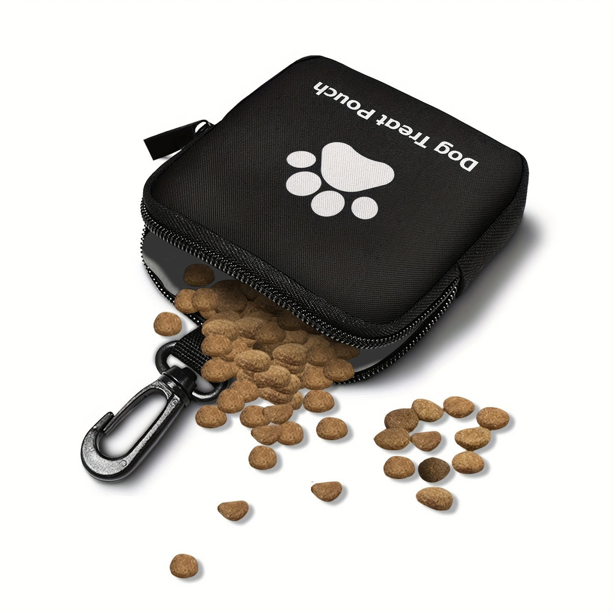 Dog Paw Print Coin Purse Waterproof Zipper Storage Bag