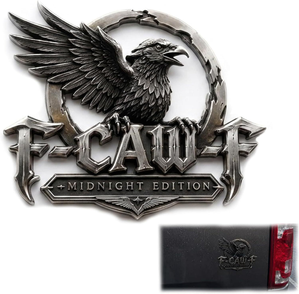 Patriotic Flag Eagle Metal Car Emblem Decal Sticker teemdrop
