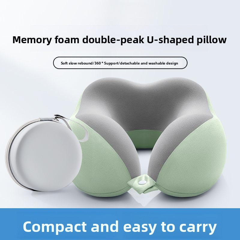 Ergonomic U-Shaped Memory Foam Travel Pillow
