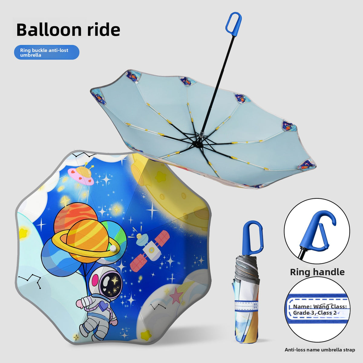 Childrens Umbrella with Safety Design