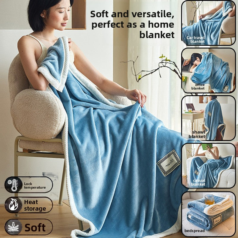 Coral Fleece Blanket Soft Anti-Static All Season Use