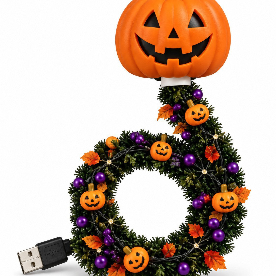 Christmas tree projection light, a creative Christmas tree USB projection lamp