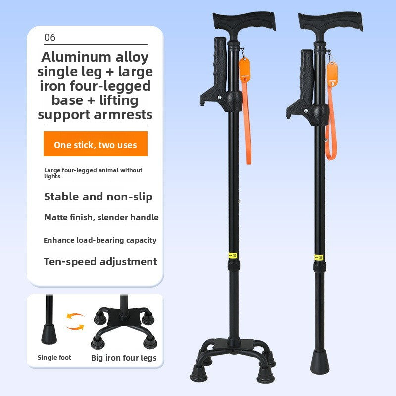 Anti-accident walking sticks for the elderly