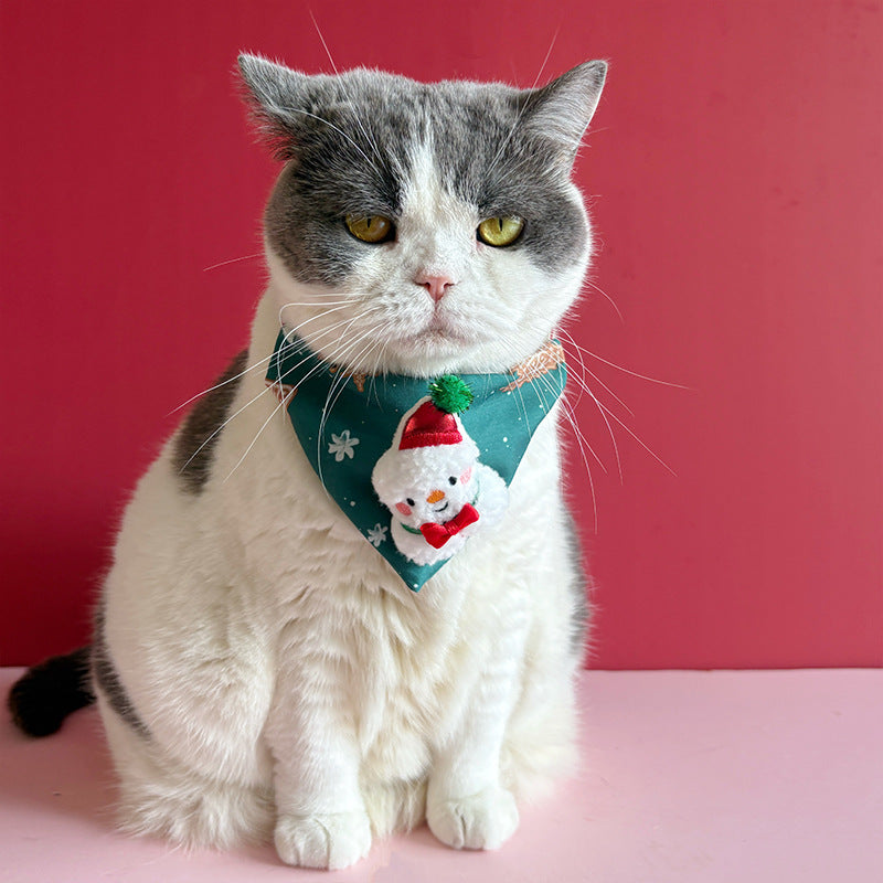 Pet collar scarf