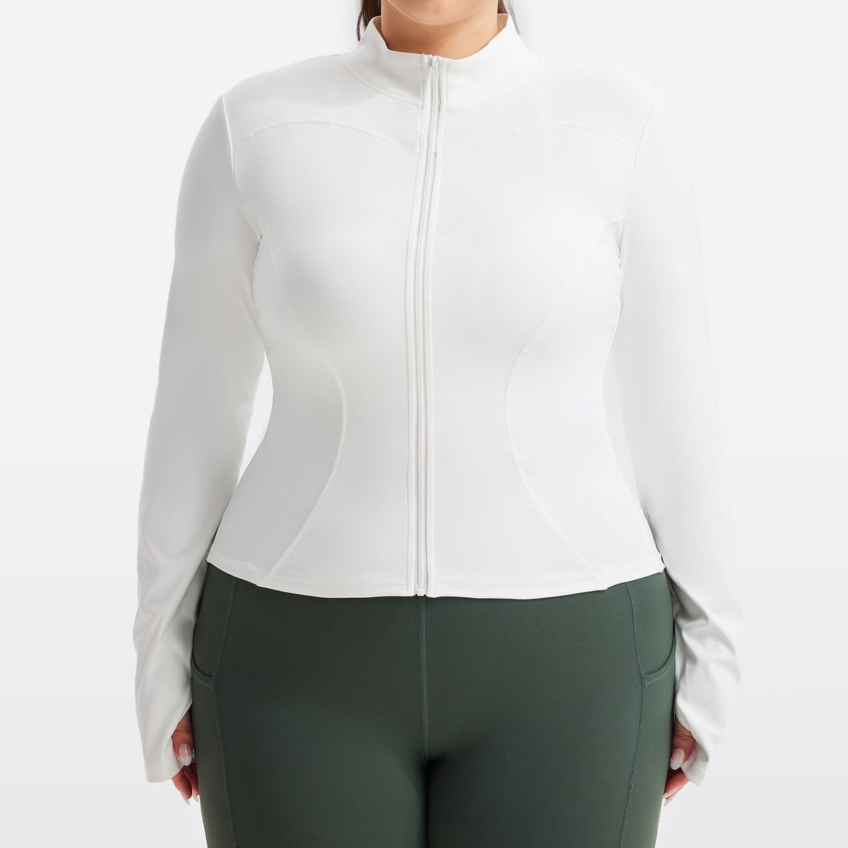 Womens High Elastic Sports Jacket