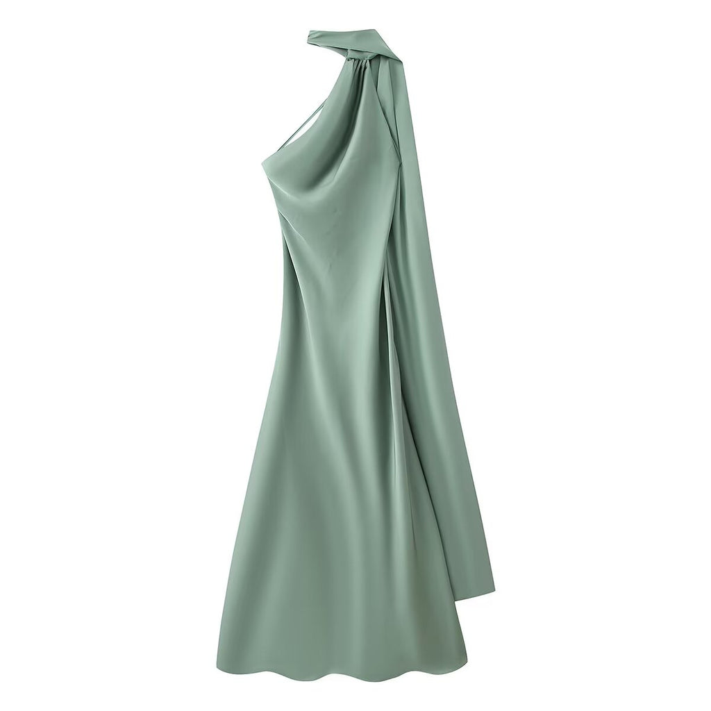 Elegant Halter Backless Slim Long Dress