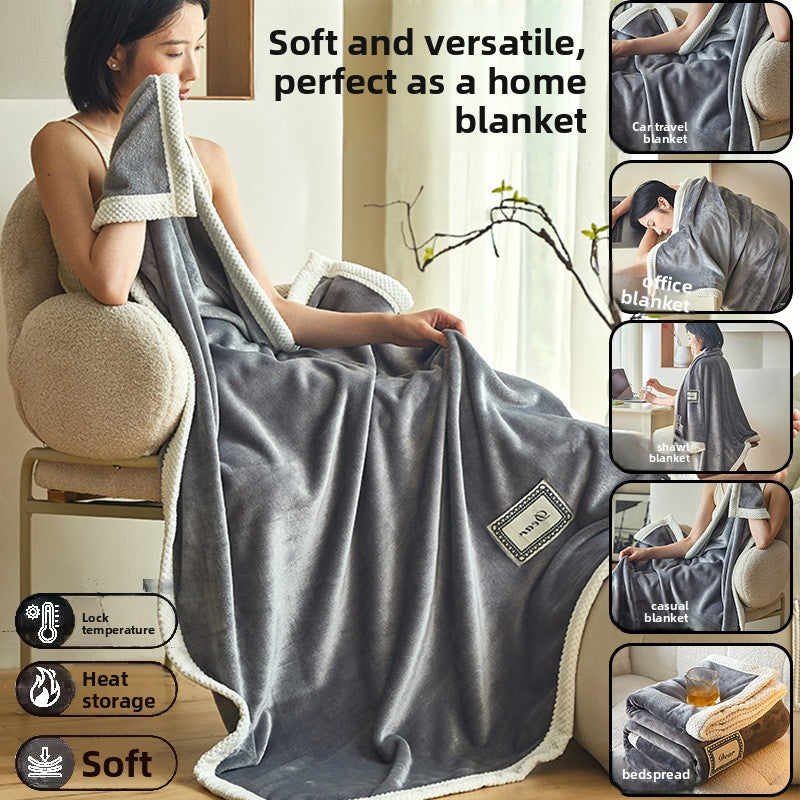 Coral Fleece Blanket Soft Anti-Static All Season Use