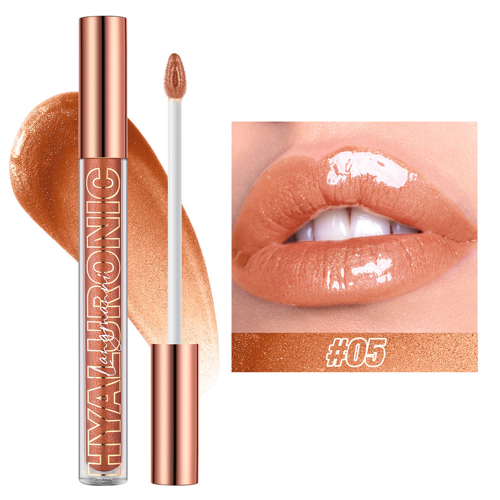 Hyaluronic Acid Glitter Lip Gloss Set teemdrop