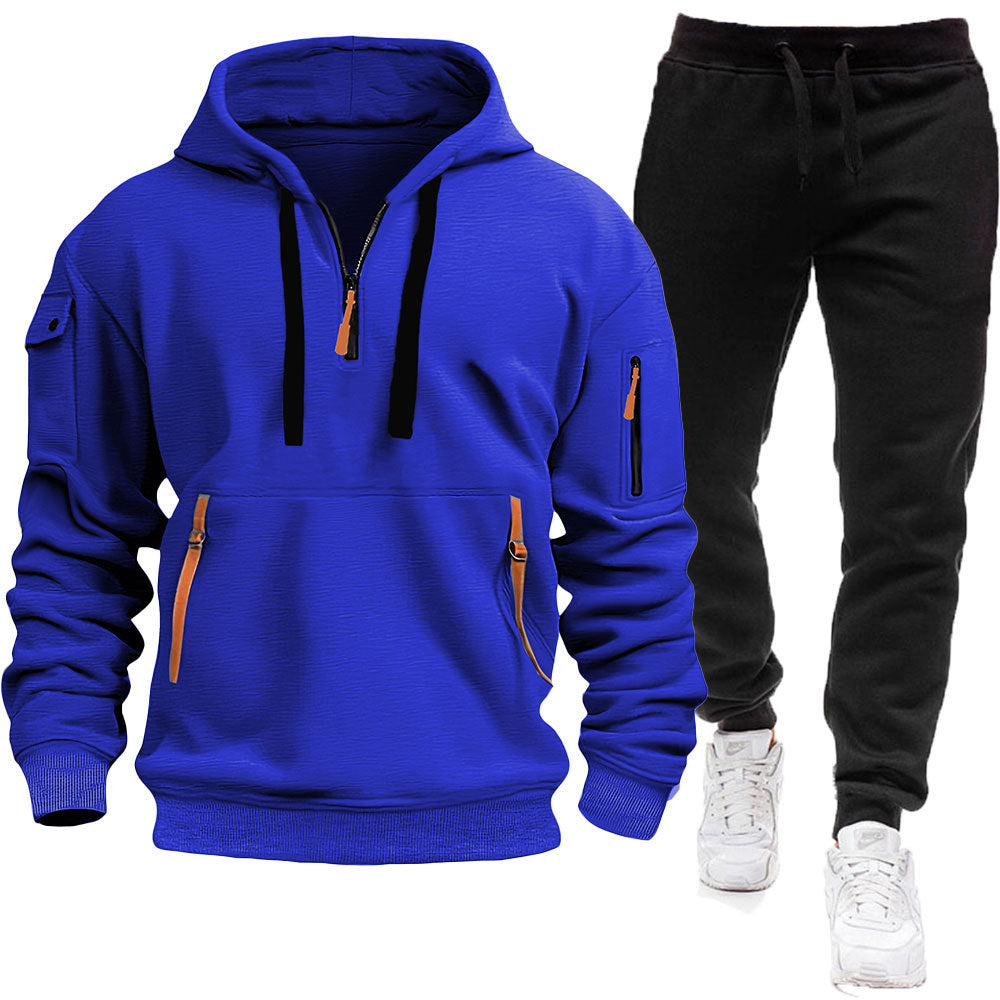 Men's hoodie with a hood teemdrop