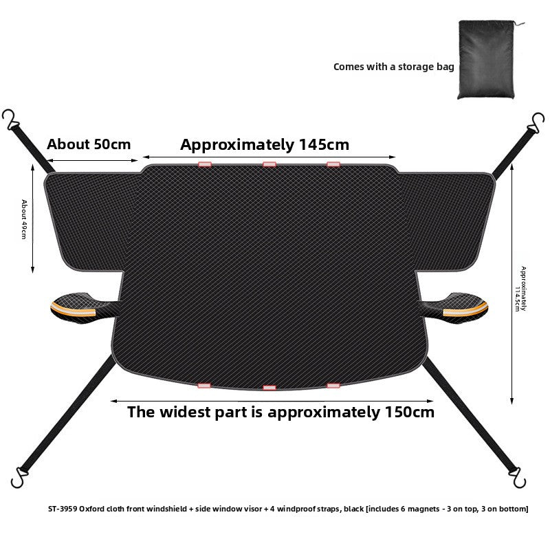 Universal Magnetic Oxford Cloth Car Cover