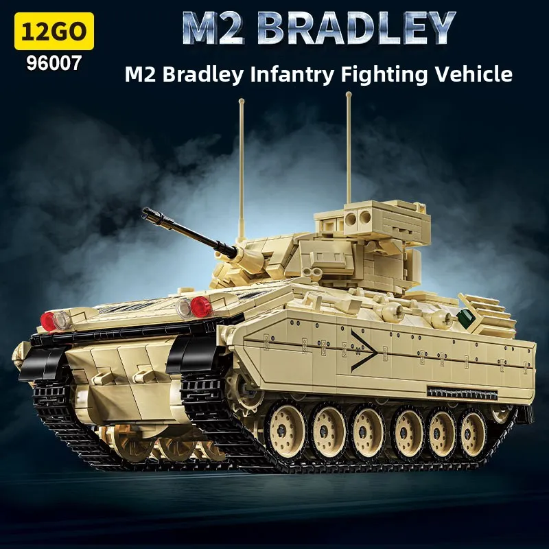 Bradley M2 Armored Vehicle Building Block Set teemdrop