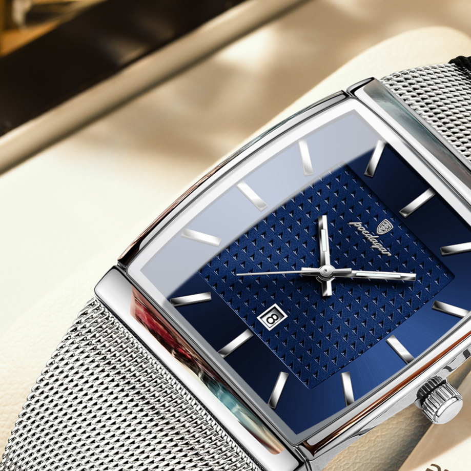 Ultra-Thin Men's Square Quartz Watch teemdrop