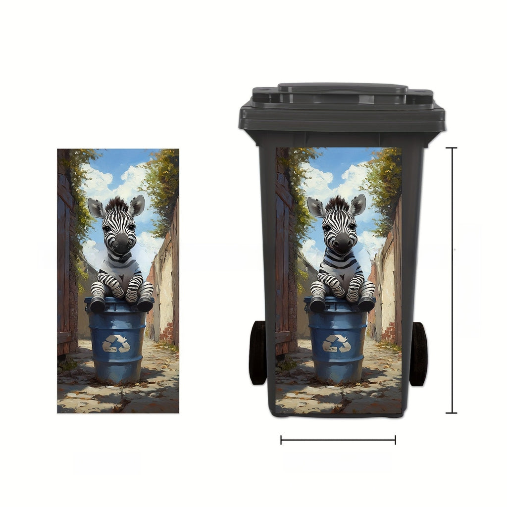Self-Adhesive Waterproof Vinyl Trash Can Sticker teemdrop