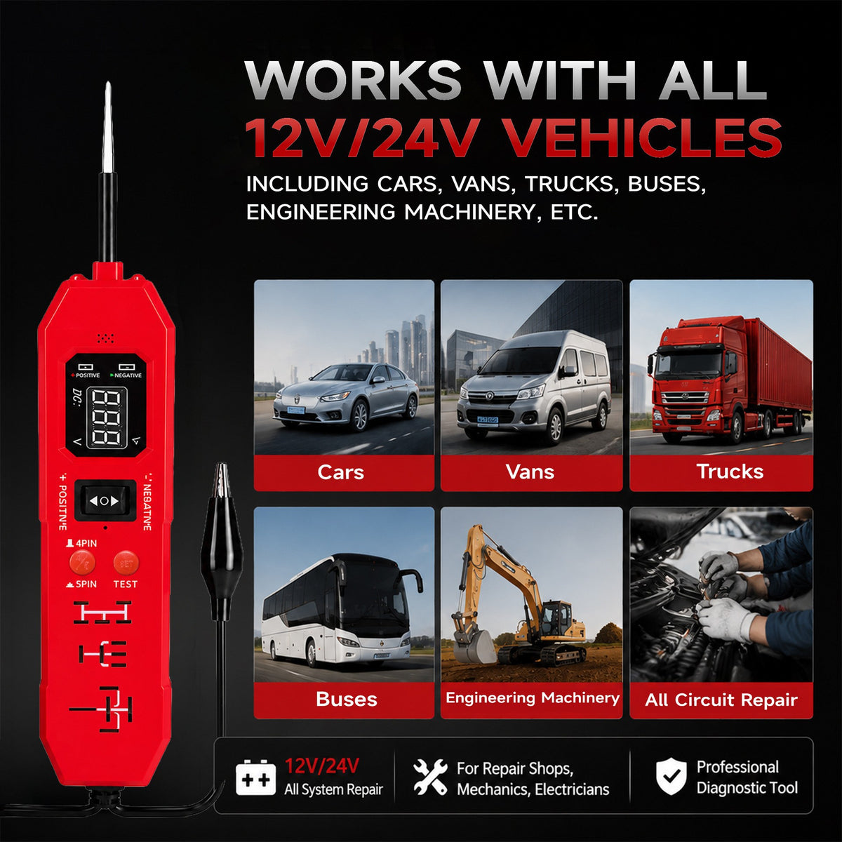 Automotive Relay Circuit Diagnostic Tester