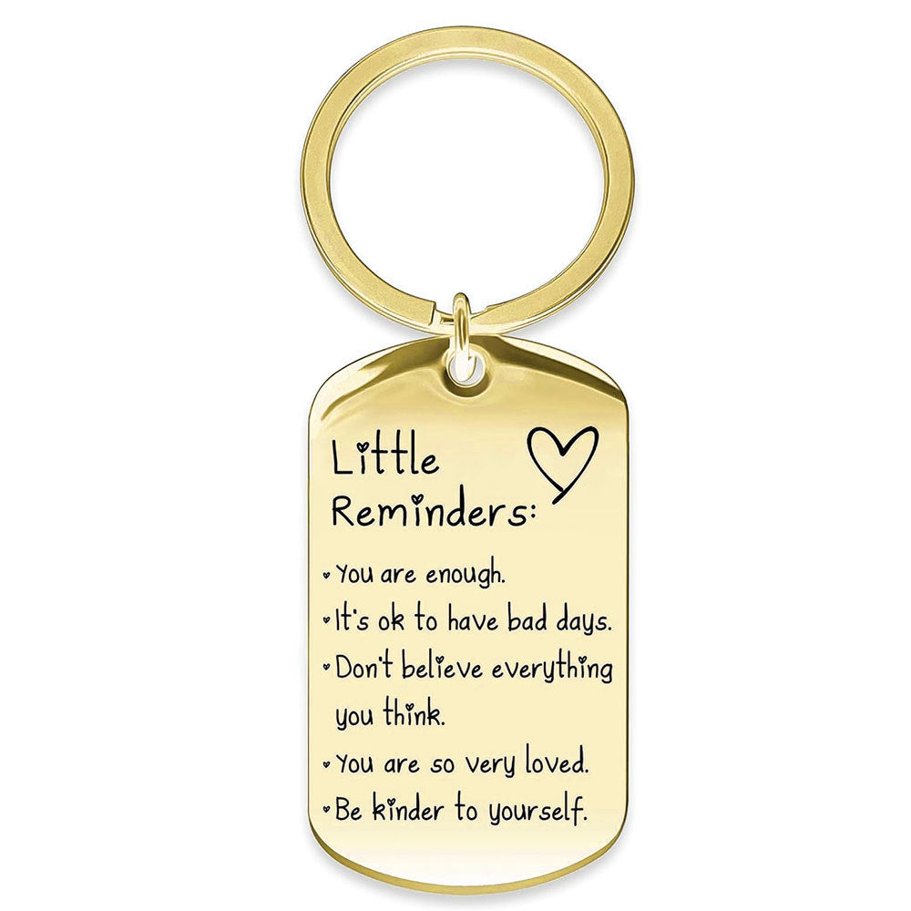 Inspirational Stainless Steel Keychain