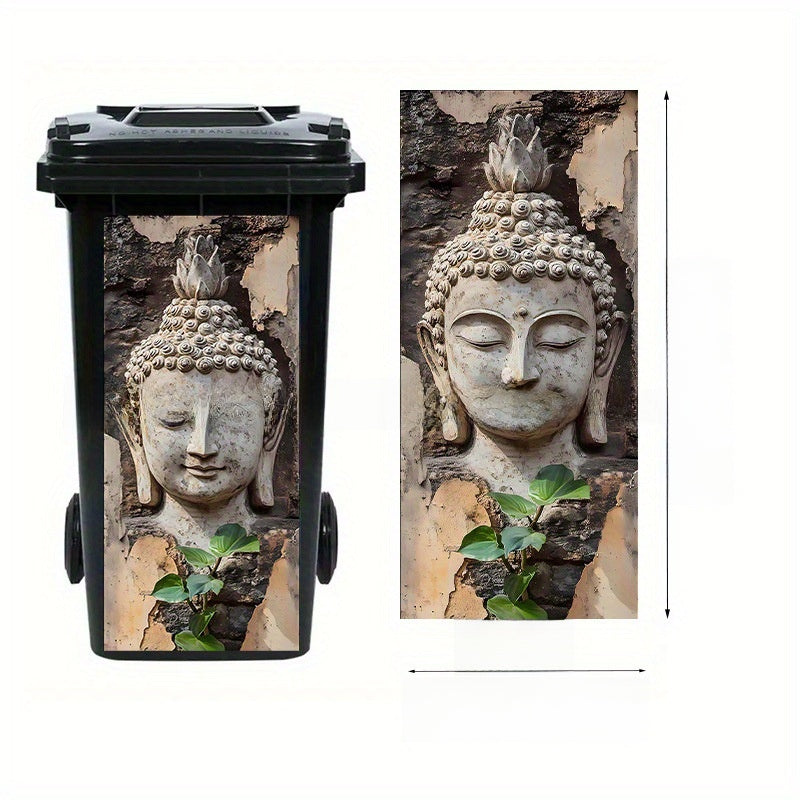 Self-Adhesive Waterproof Vinyl Trash Can Sticker teemdrop