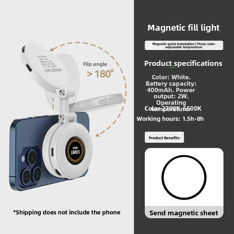Magnetic Portable LED Selfie Light