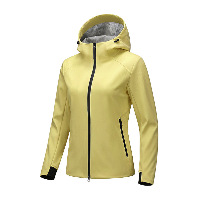 Unisex Hooded Windproof Softshell Jacket teemdrop