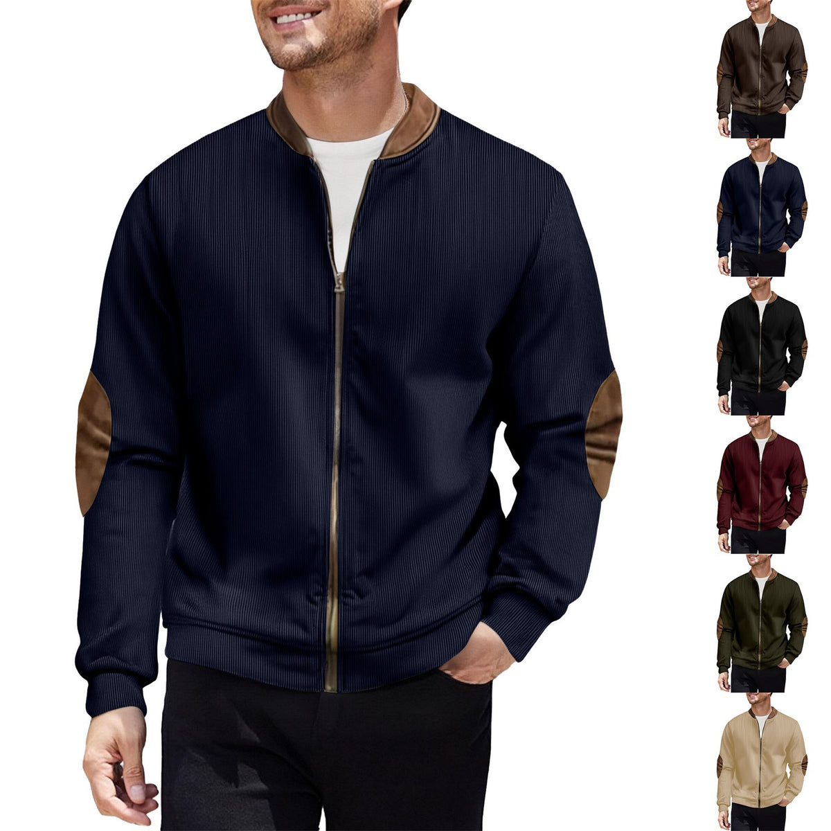 Autumn and winter cardigan sweater teemdrop
