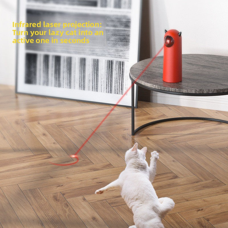Infrared Smart Automatic Interactive Laser Cat Toy for Pet Exercise