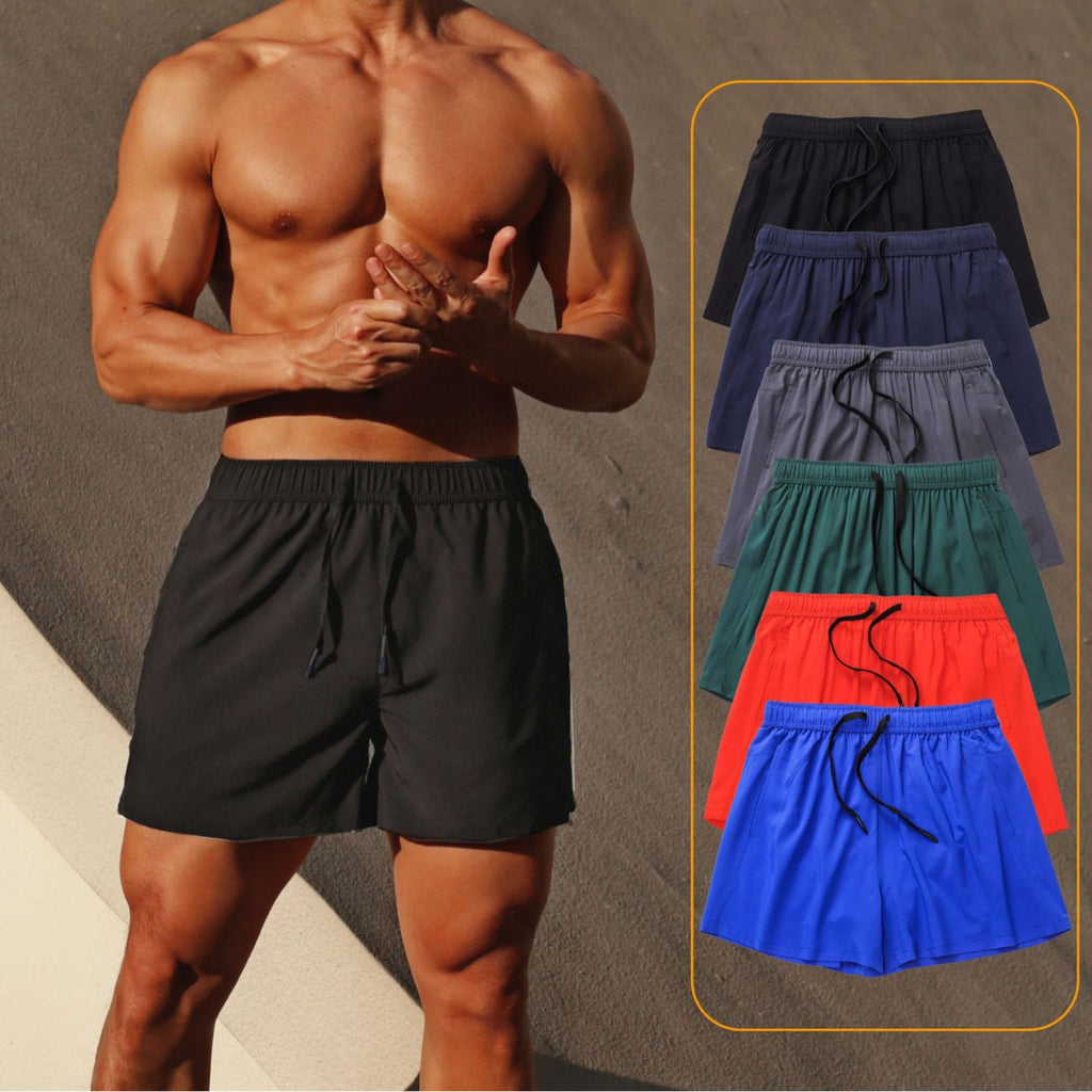 Quick-drying double-layer sports shorts